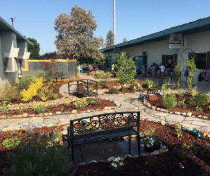 This is a picture of Quail Lake Environmental Charter School which has been selected as one of the 2019 National Green Ribbon award selectees.